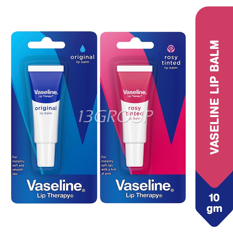 Vaseline Lip Balm Original / Rosy Tinted, 10g Shopee Singapore