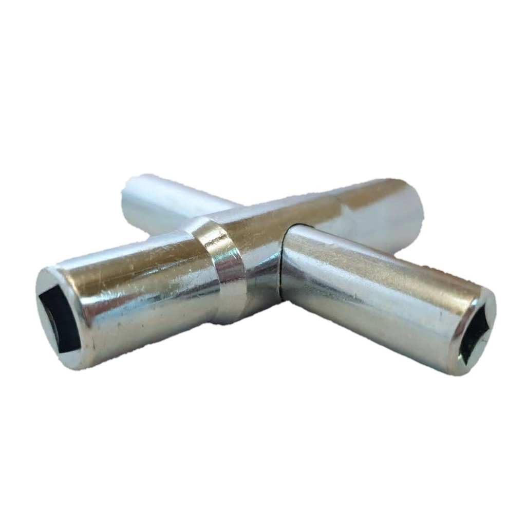 4way Tap Key with 4 different sizes Made in Taiwan Cross Tap Key