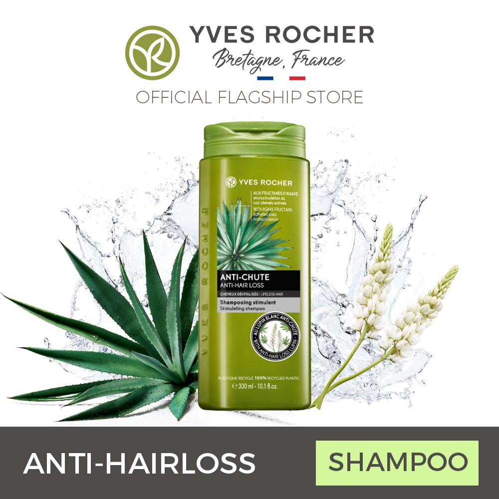 Yves Rocher Anti Hair Loss Stimulating Shampoo 300ml Shopee Singapore