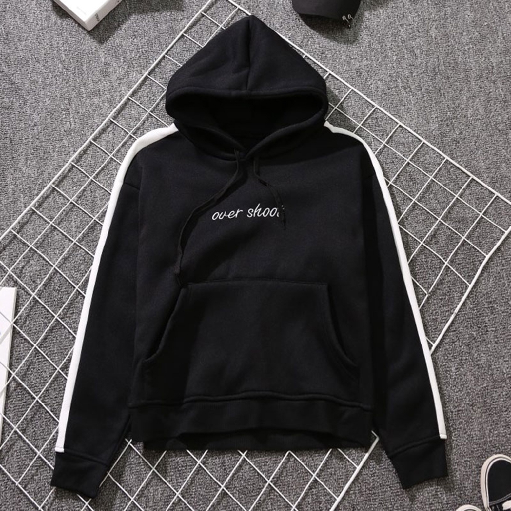 black hoodie womens zip up