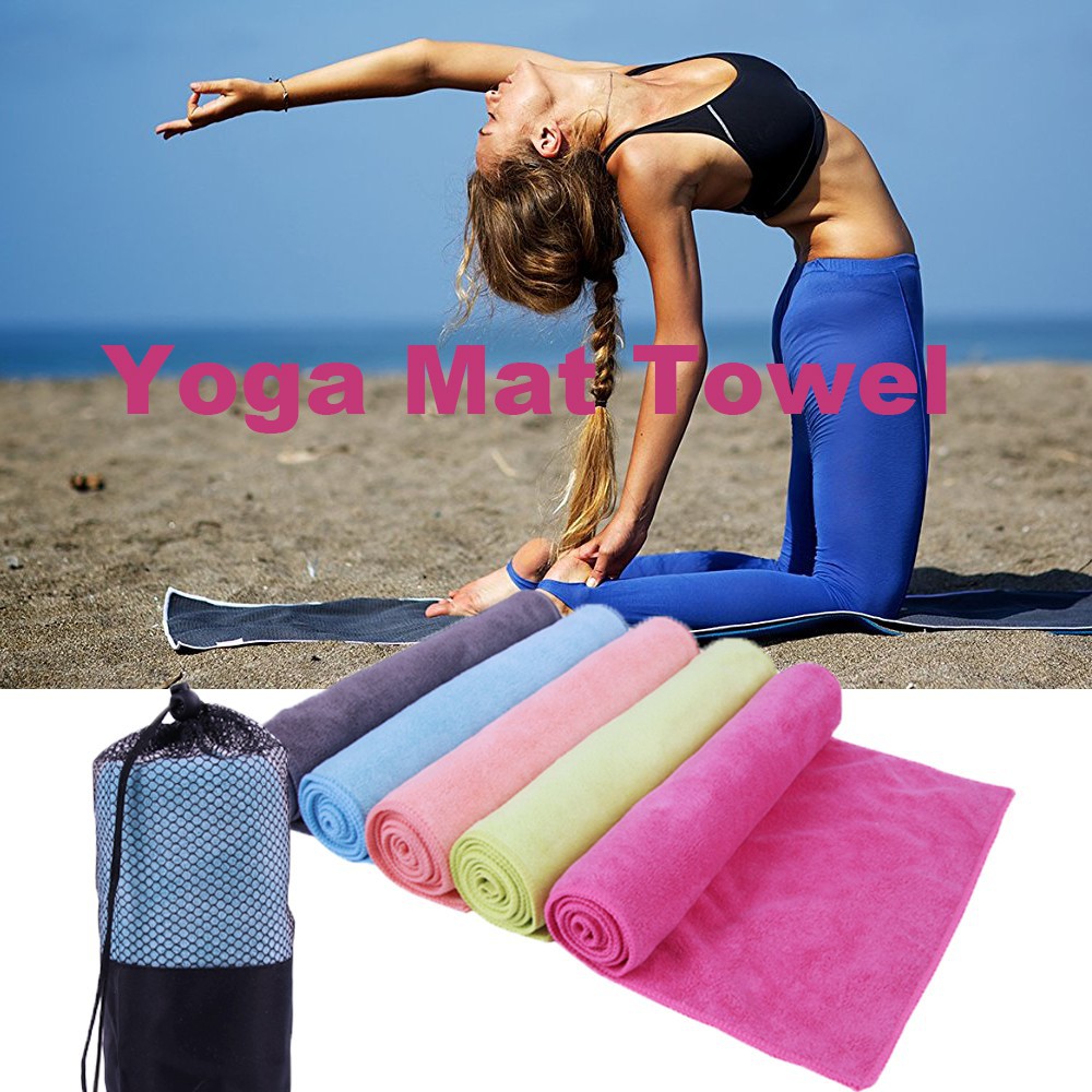 Yoga Mat Towel Non Slip And Skidless Super Absorbent Best Bikram