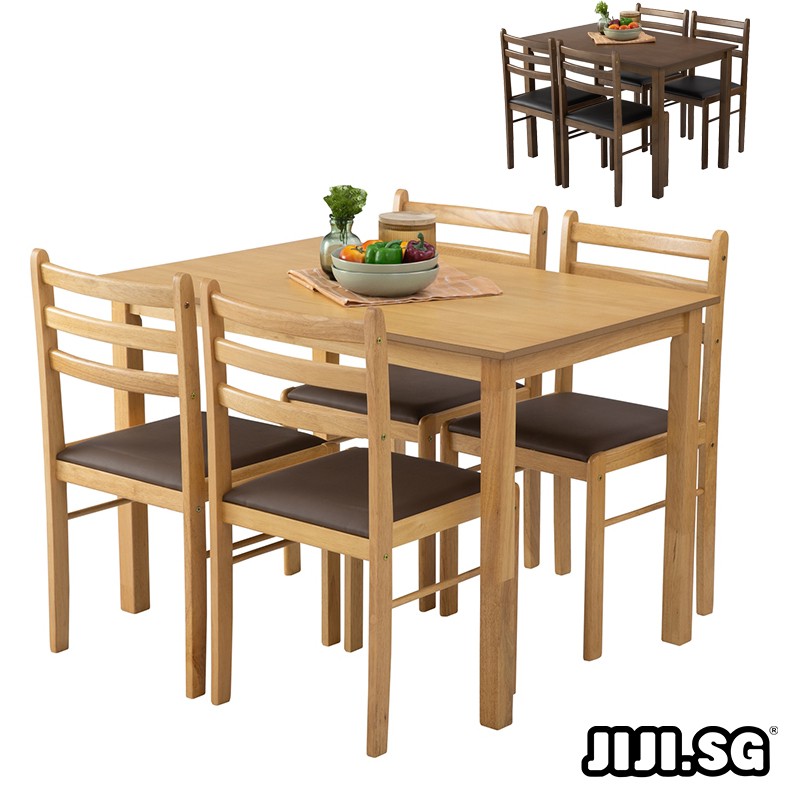 Jiji Sg Wald Dining Table Set 1 4 In, Ready Assembled Dining Room Table And Chairs