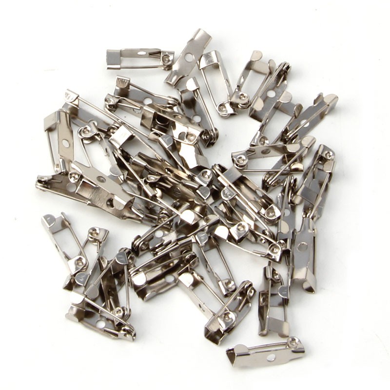 Image of  50PCS Brooch Clip Base Pins Accessories Jewelry Decorative Ally 15 To 40mm #3