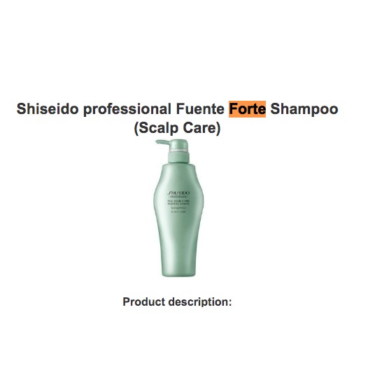 Shiseido Professional Shampoo Series Treatment 1000ml Wholesale Authentic Shopee Singapore