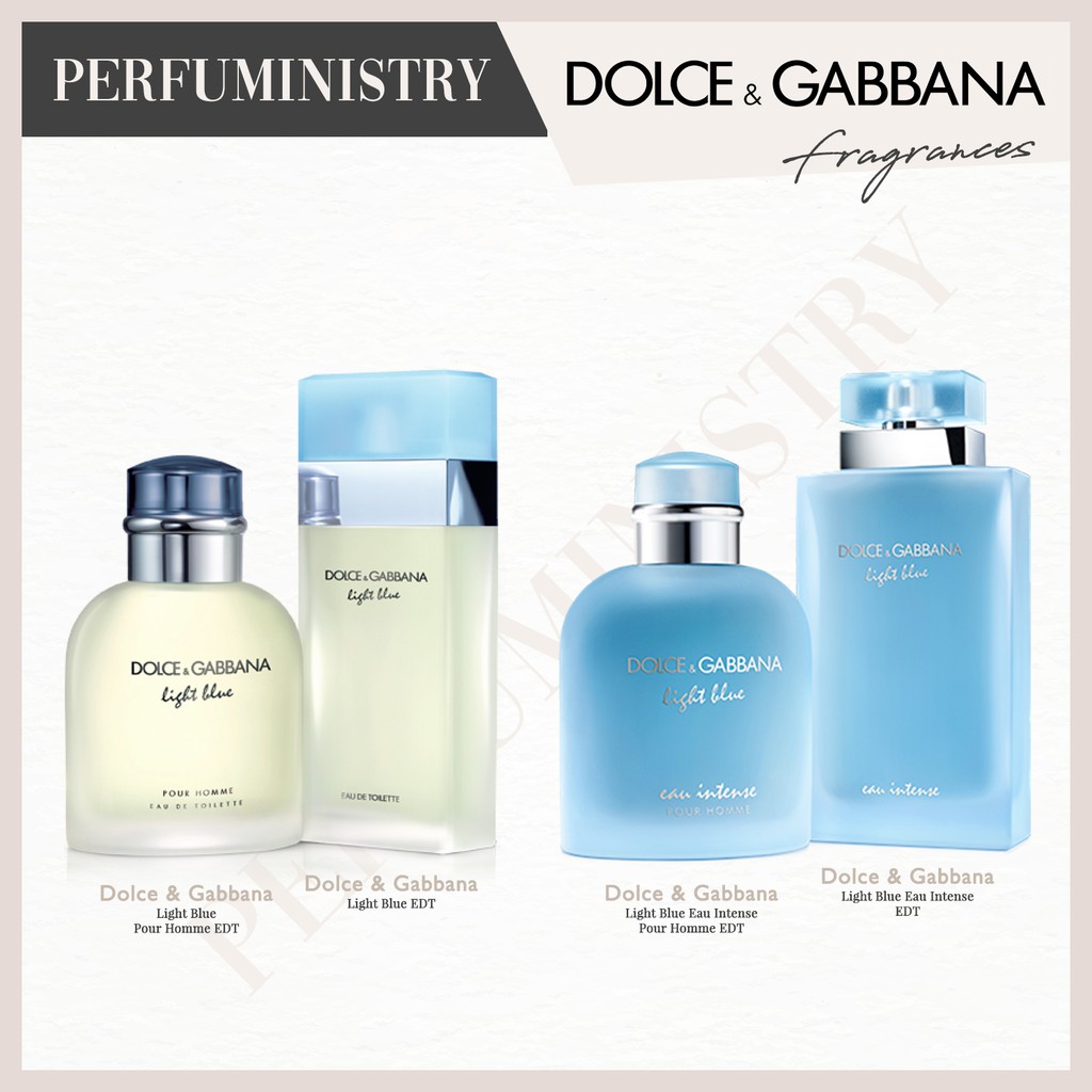 light blue eau intense pour homme eau de parfum