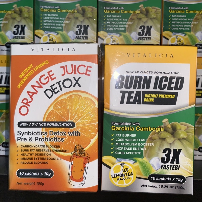 Shop Malaysia Promo Original Burn Iced Tea Orange Juice Detox Teh Kurus Viral Avenys By Vitalicia Kurus Langsing Kempis Perut Shopee Singapore