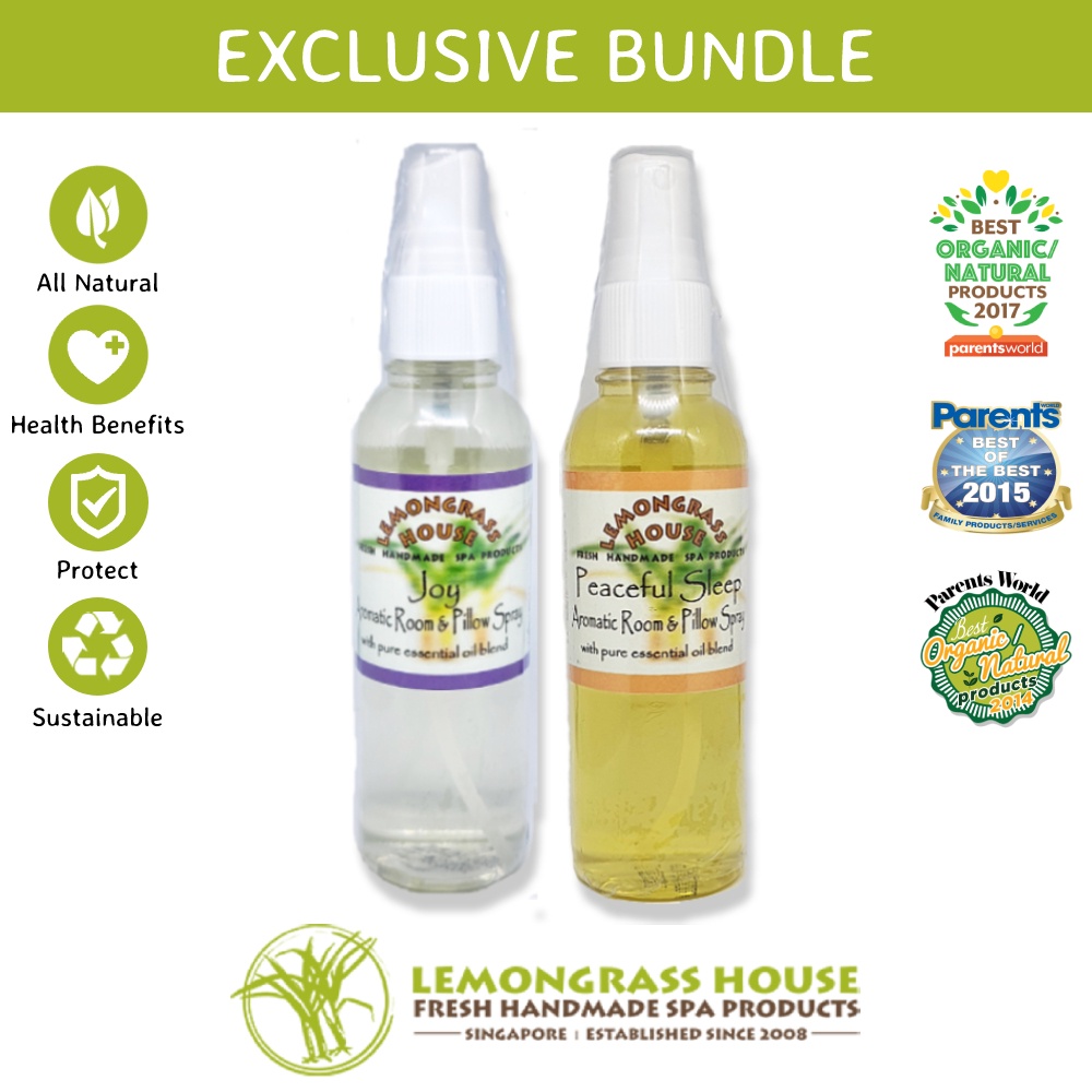 [Lemongrass House] Exclusive Wellbeing Bundle Set Joy & Peaceful