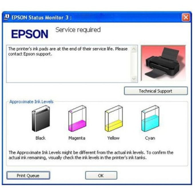 Epson m100 resetter key free