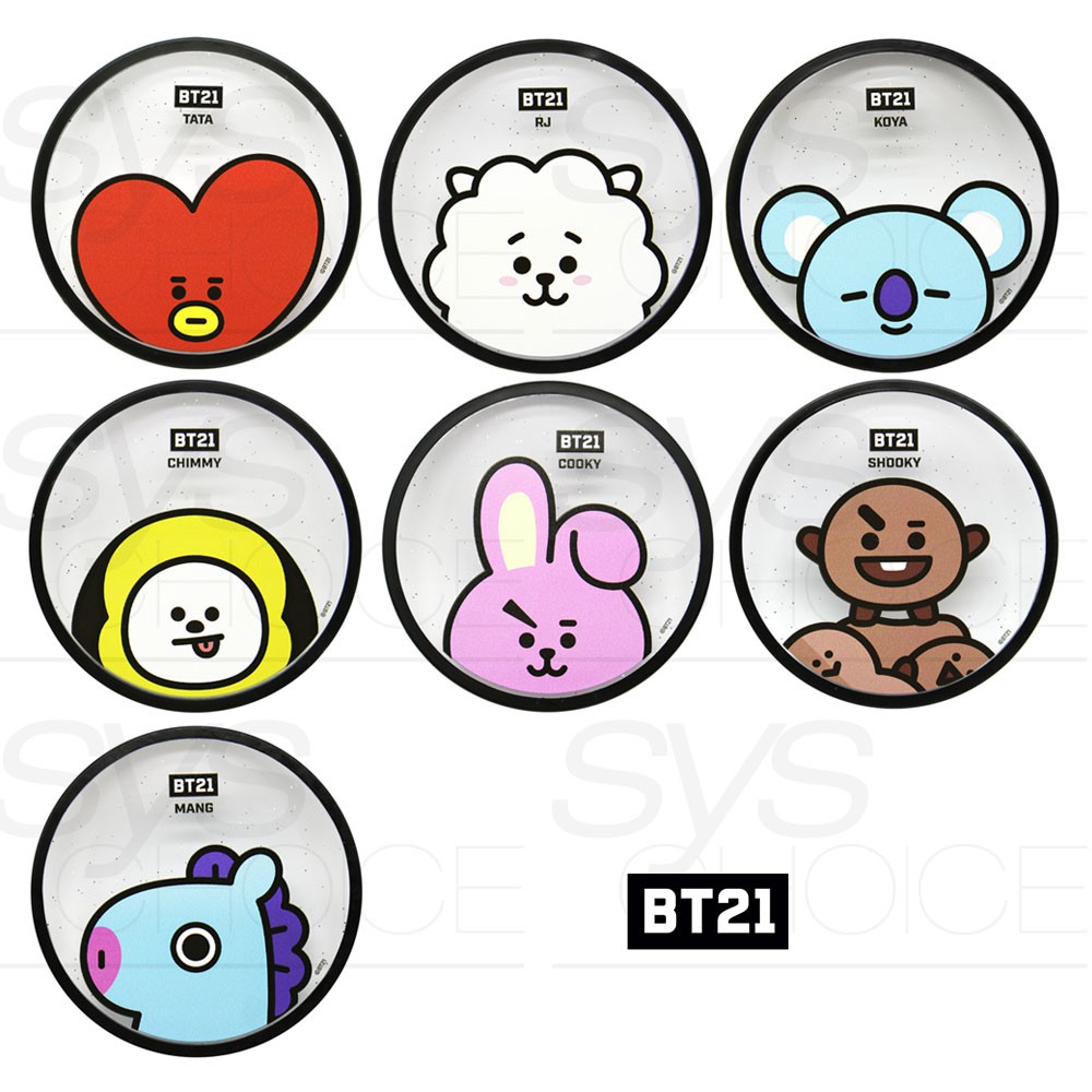 Bts Bt21 Official Authentic Goods Coaster By Yuyu Shopee Singapore