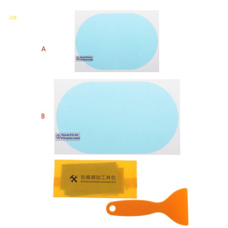 SUN 1 Pair Car Anti Water Mist Film Anti Fog Coating Rainproof Hydrophobic Rearview Mirror Protective Film