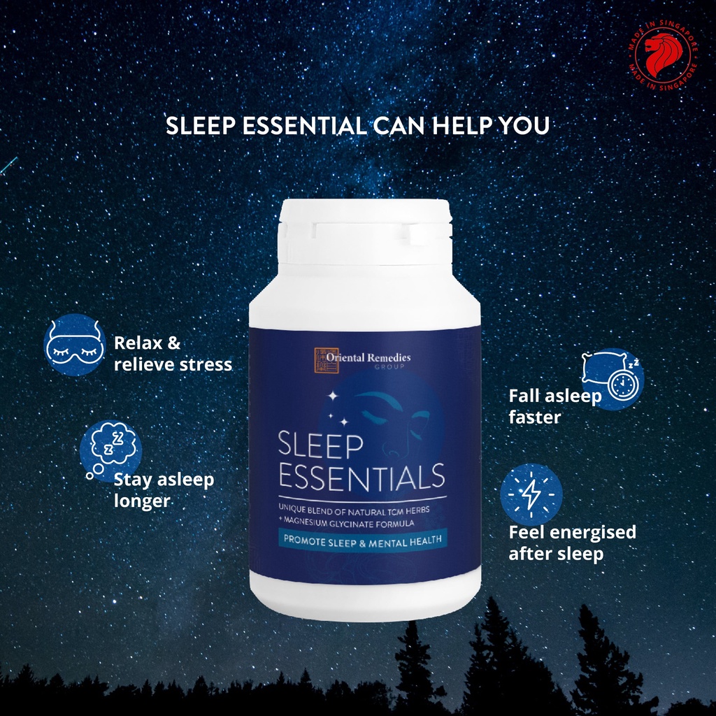 [Oriental Remedies Group] Sleep Essentials (90 Vegetarian Capsules)