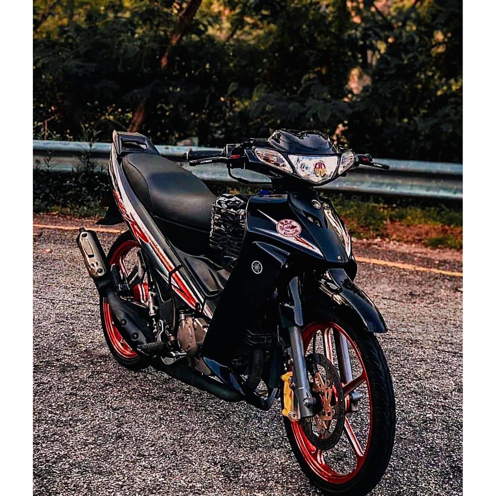 Shop Malaysia Coverset Original Hly Yamaha 125z Zr Hitam Oren Stripe Sticker Siap Tampal Percuma Emblem Timbul Hong Leong Yamaha Shopee Singapore