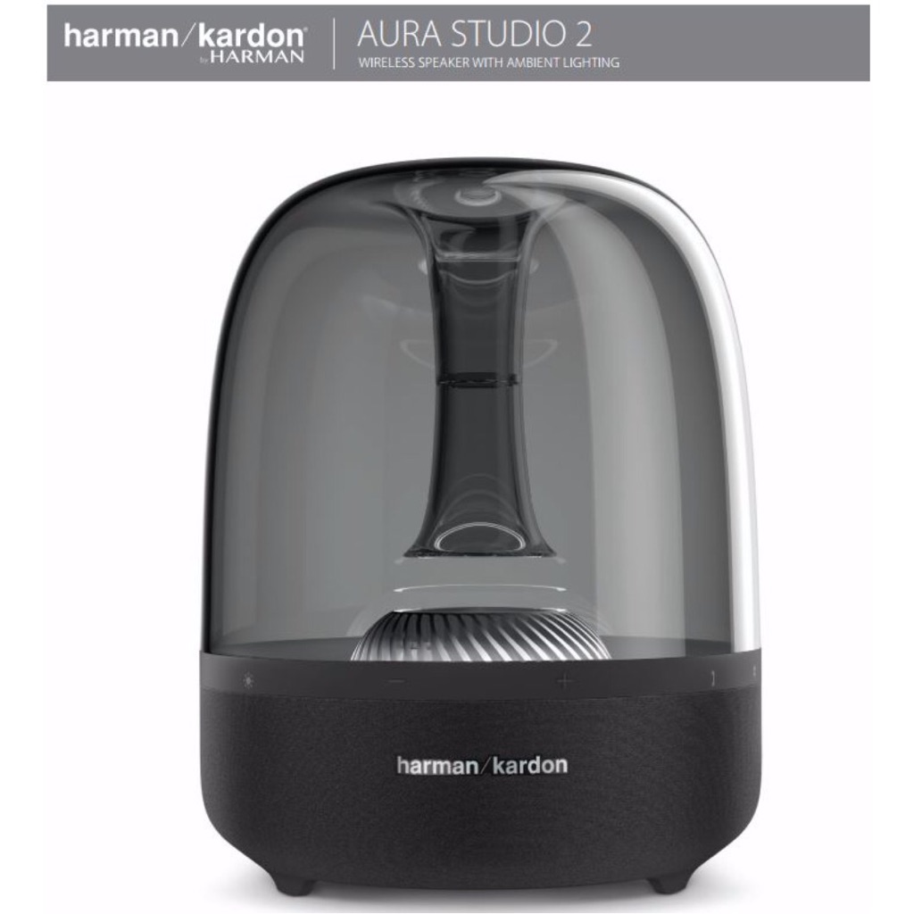 harman kardon aura studio 2 wireless speaker with ambient lighting