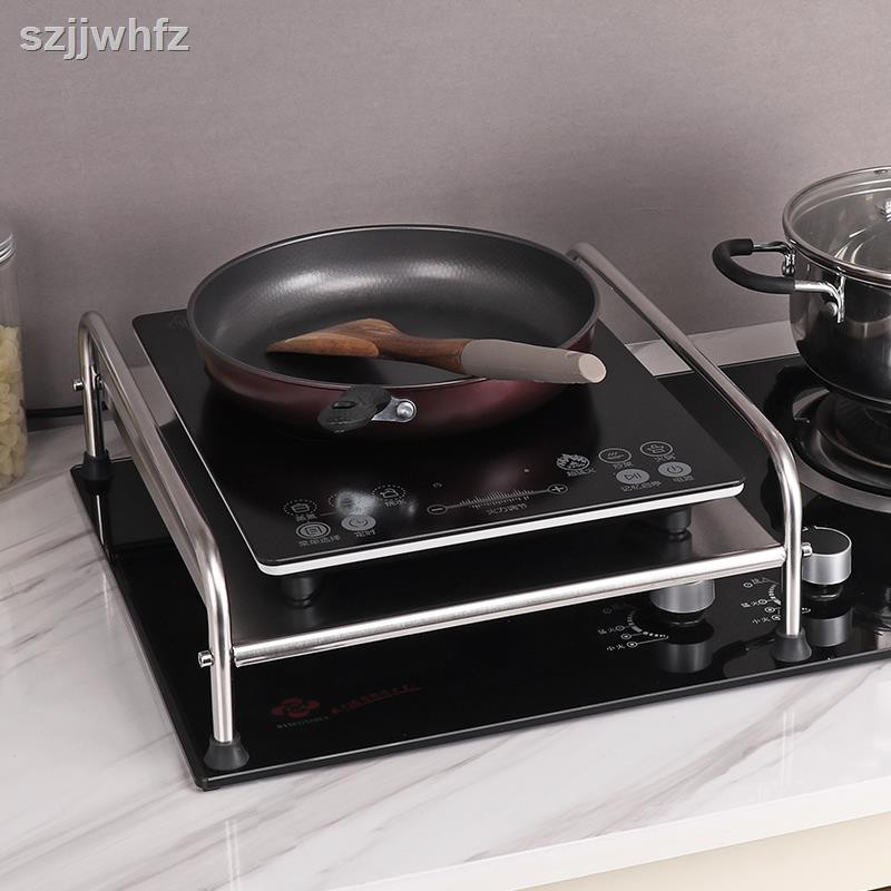 Stainless Steel Kitchen Supplies Shelf Cooker Stand Shopee Singapore
