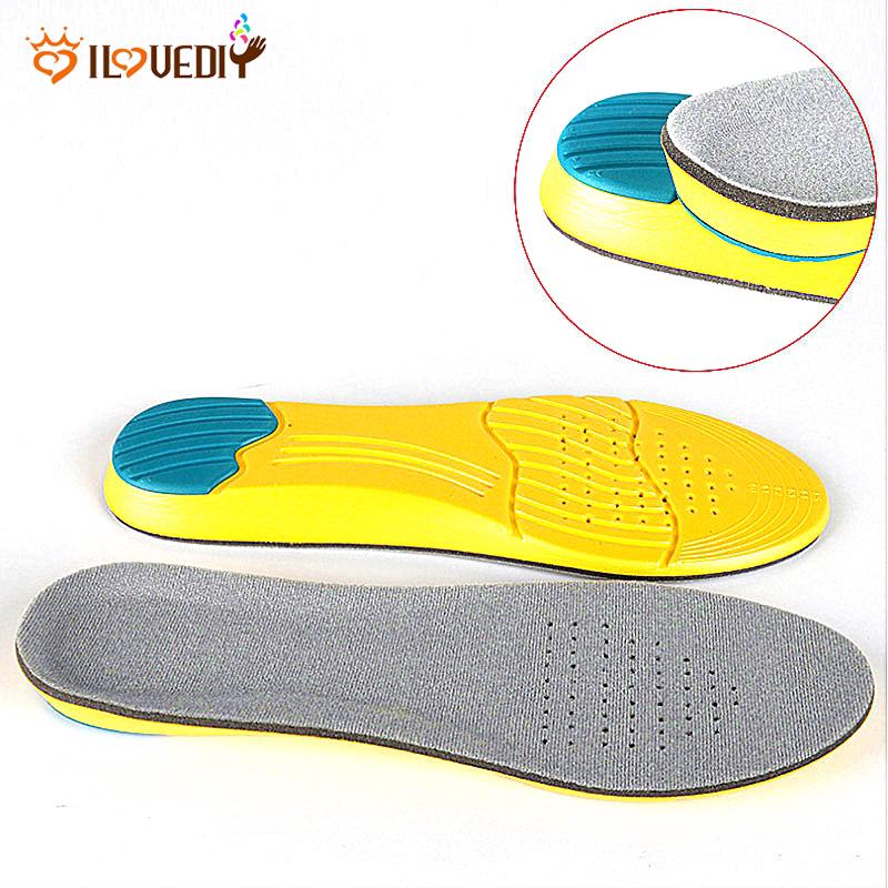 Memory Foam Sport Insoles Sweat Absorption Pads Running Shoe Inserts Breathable Insoles Foot
