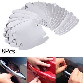 8Pcs Universal Invisible Car Door Handle Scratches Automobile Shakes Protective Vinyl Protector Films Car Handle Protection