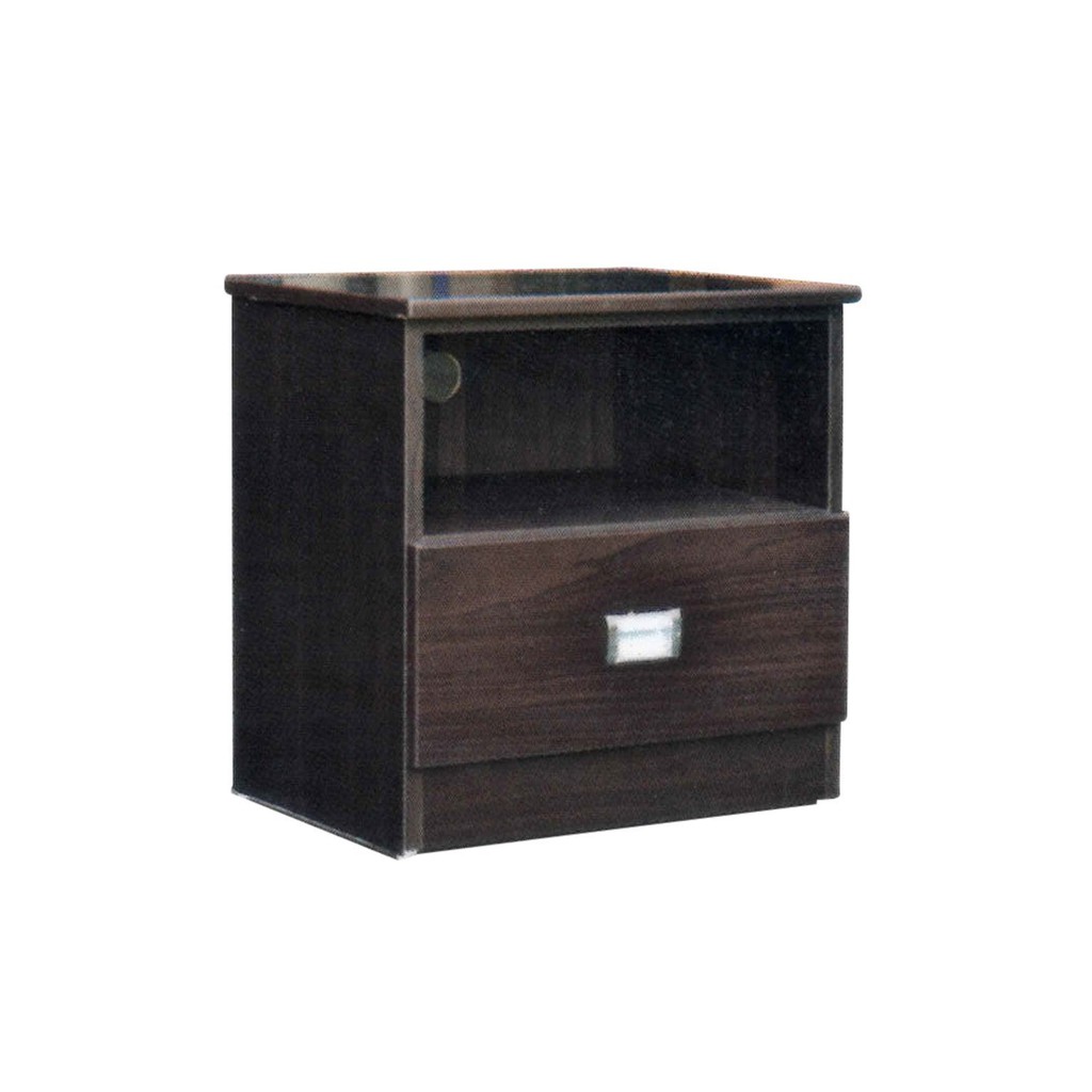 Logan Walnut Bed Side Table Shopee Singapore