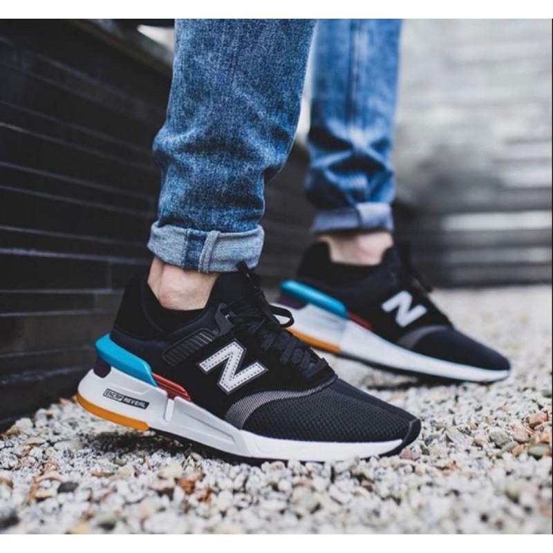 new balance 997 black blue