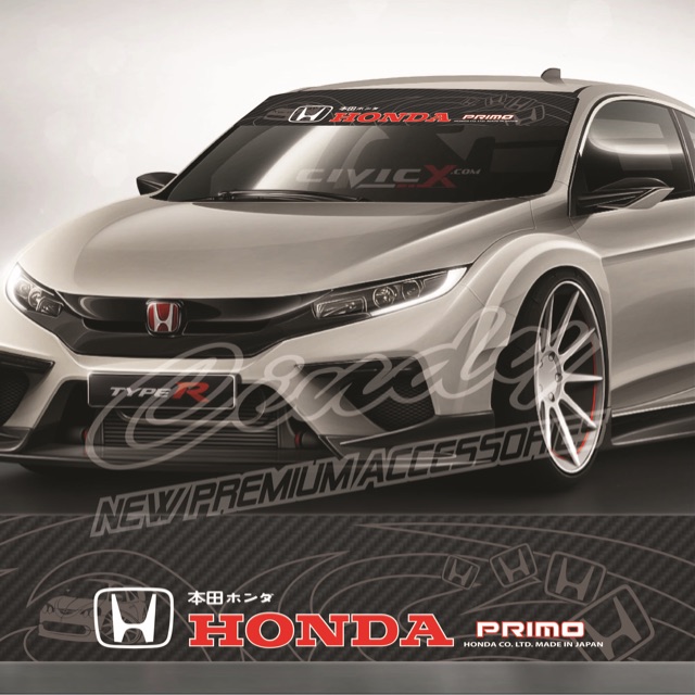 3D Front Windscreen Windshield Window StickerHONDA Shopee Singapore