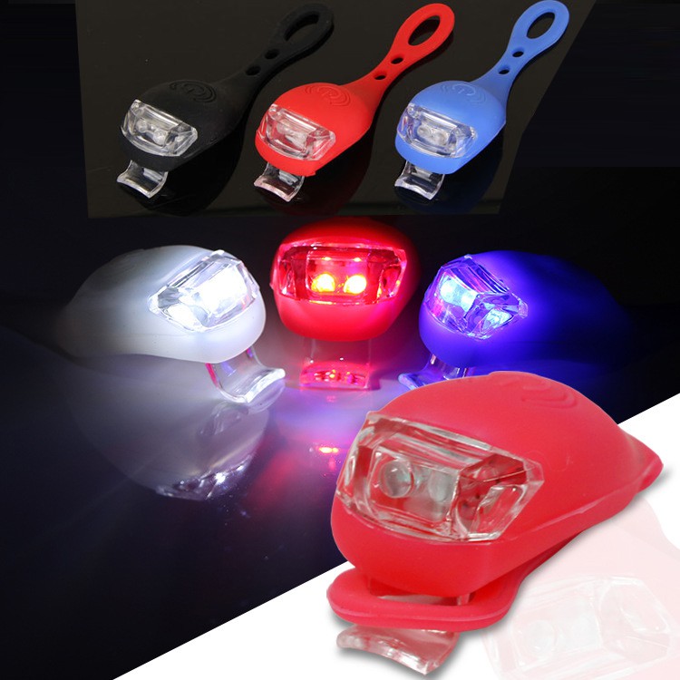 Bicycle Light Silicone LED Head Front Rear Bike Light Waterproof