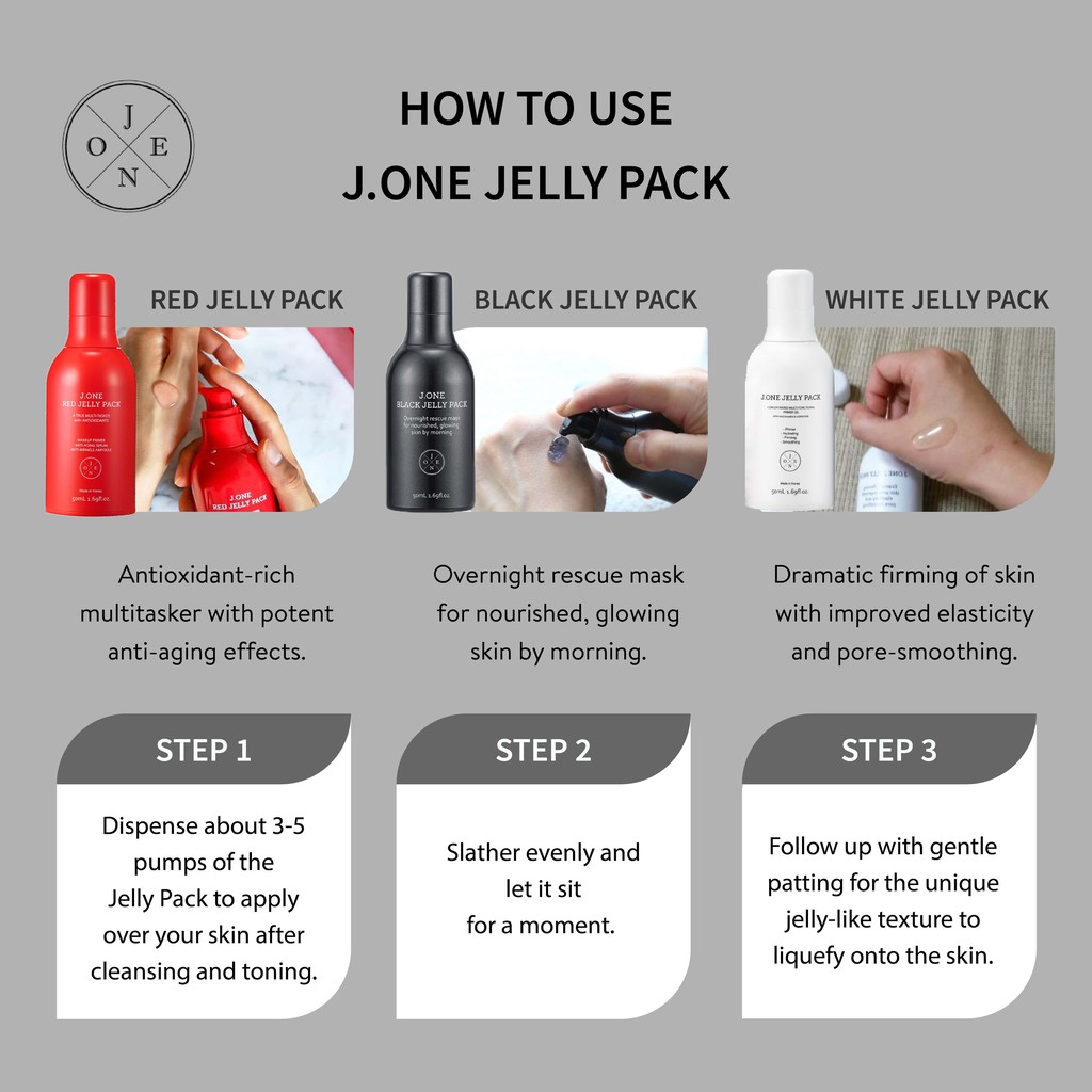 J One Red Jelly Pack 50ml Cocomo Shopee Singapore