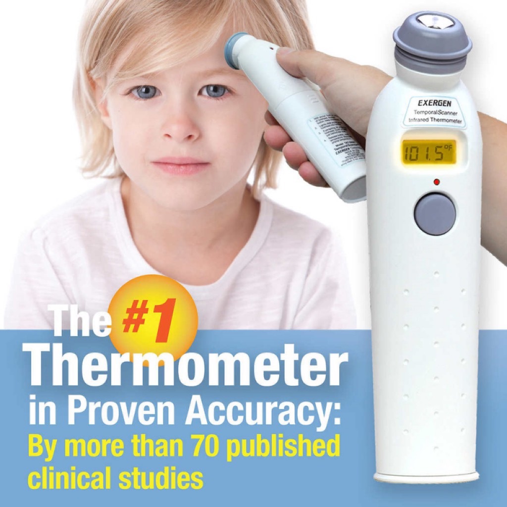 exergen temporal scanner infrared thermometer