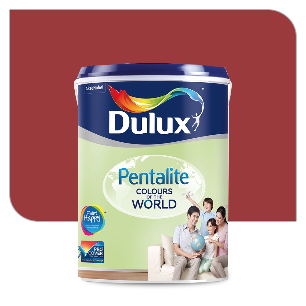Dulux Pentalite Interior Wall Paint Smooth Matt Finish (Spicy Salsa