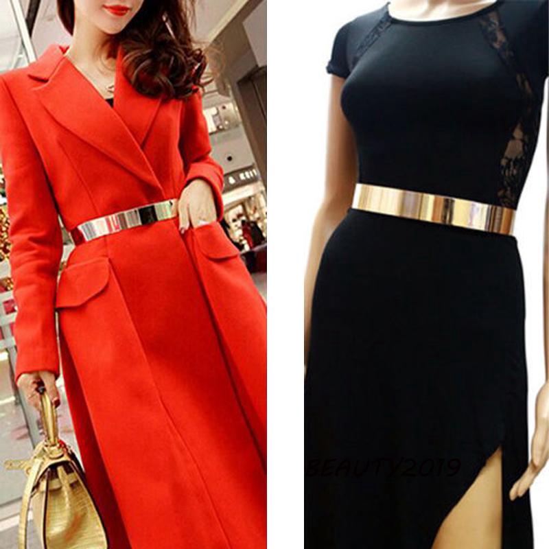 gold metal belt for dress
