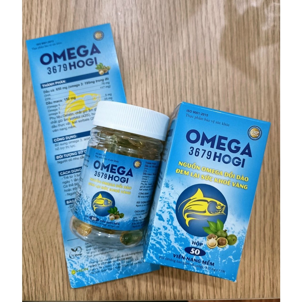 Omega 3679 Hogi Fish Oil Oral Tablet Is Good For The Skin, Heart, Brain, Reduces The Aging