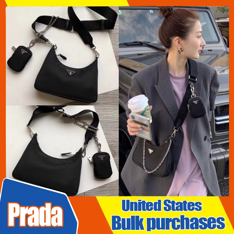 prada nylon bag shoulder