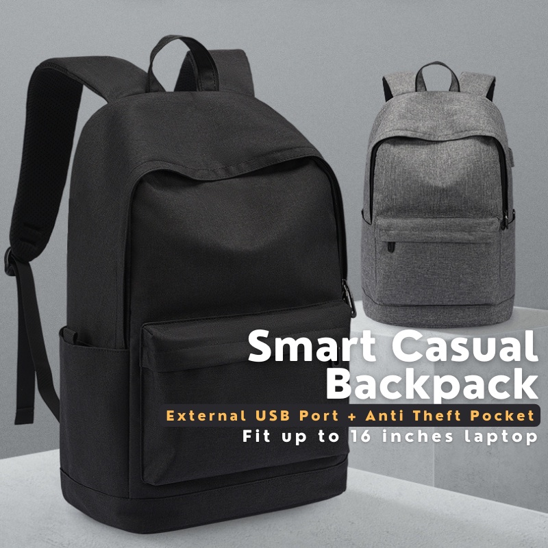 College Backpack Smart Casual College School Laptop Business Backpack