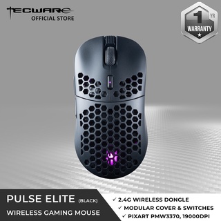 Tecware Pulse Elite 19K DPI Hotswap Wireless Gaming Mouse [2 Color Options]