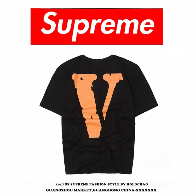 supreme print t shirt