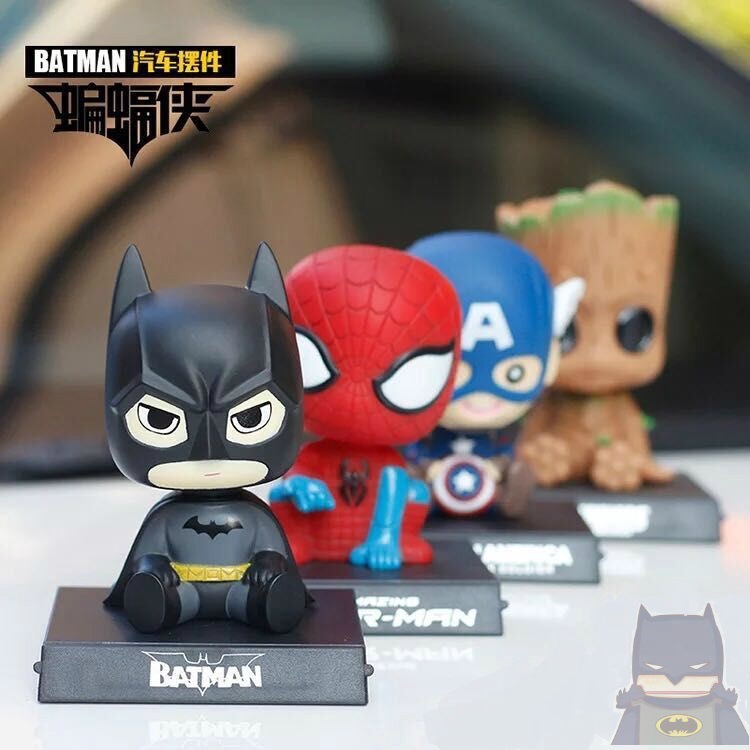 Mini 10cm Captain America Batman Groot 