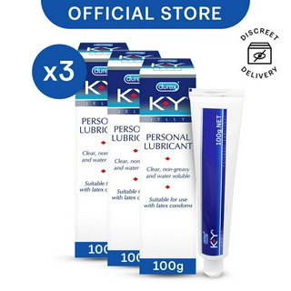 Image of [Bundle of 3] Durex K-Y Jelly Intimate Lube 100g lubricant