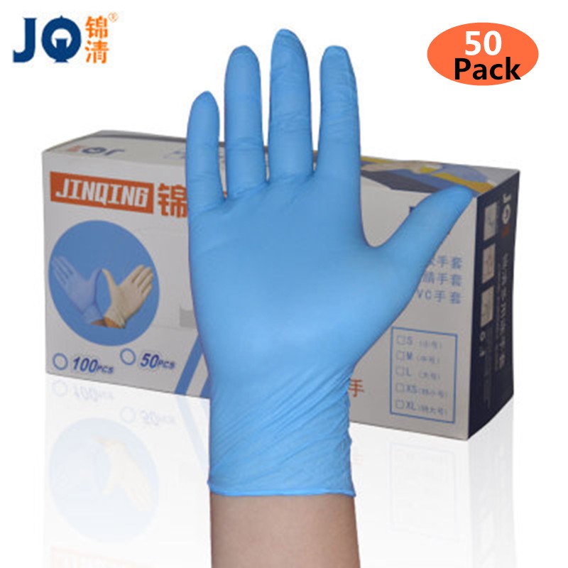 disposable rubber gloves