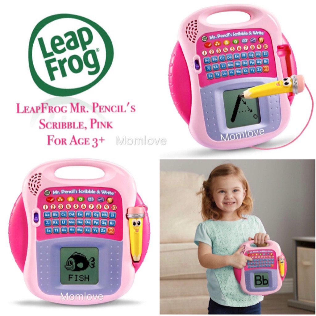 leapfrog scribble and write pink