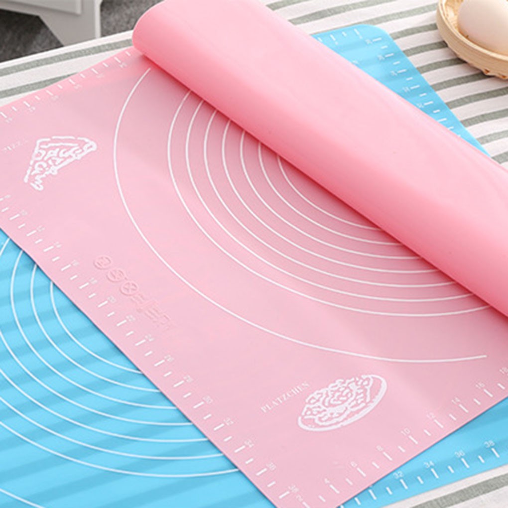 Silicone Baking Mat Flour Rolling Scale Mat Kneading Dough Pad Baking