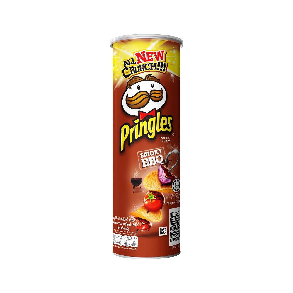 Pringles potato crisps BBQ 107g | Shopee Singapore