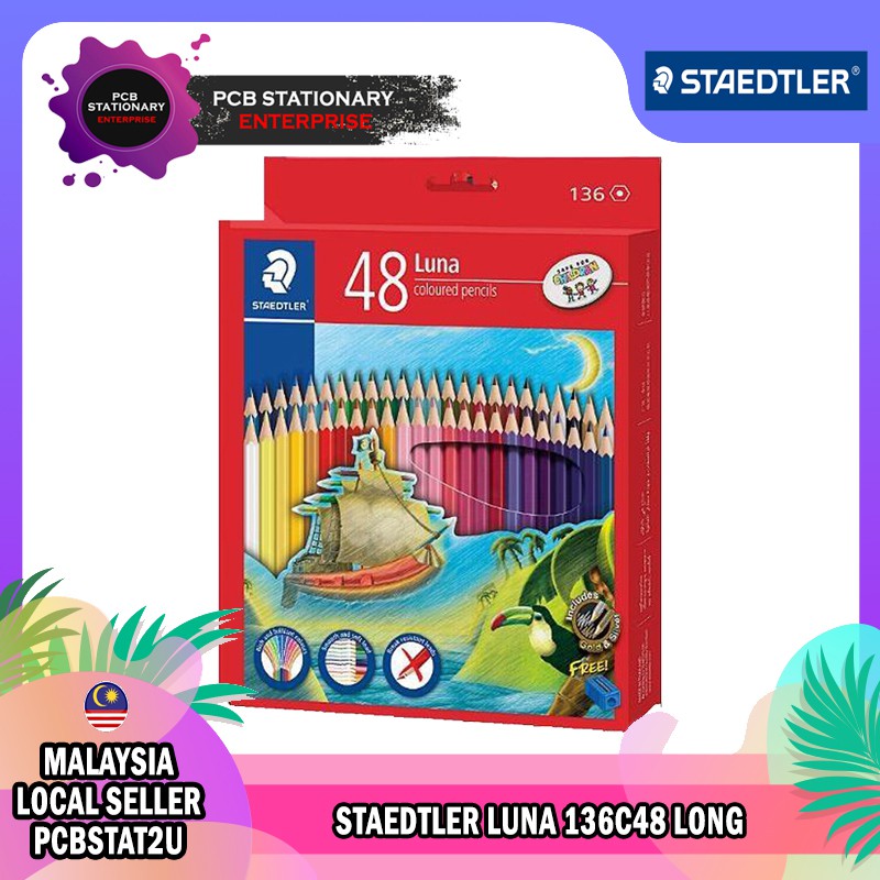  Staedtler  Luna  Colour  48 s Long Color  Pencils  Shopee 