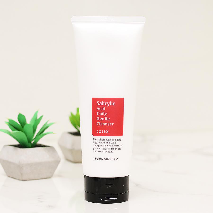 cosrx salicylic acid daily gentle cleanser percentage