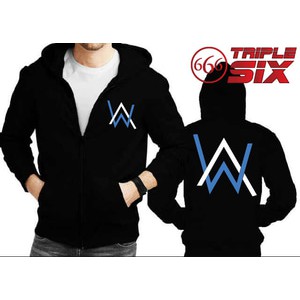 Dj Zipper Hoodie Jacket Alan Walker Premium Black Shopee Singapore