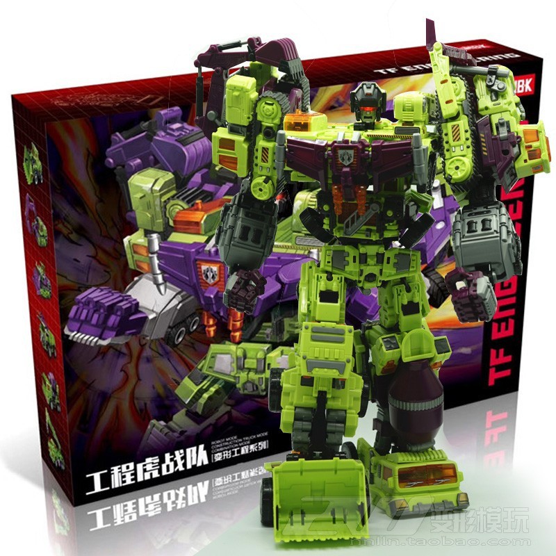 green transformer toy