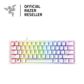 Razer Huntsman Mini — Mercury Edition — 60% Optical Gaming Keyboard (Clicky Purple Switch) - FRML Packaging