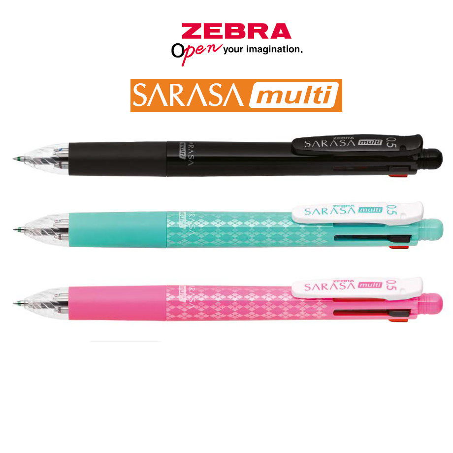 Zebra Sarasa Multi 0 5mm 5 In 1 Multi Function Pen With Mechanical Pencil J4sa11 Shopee Singapore