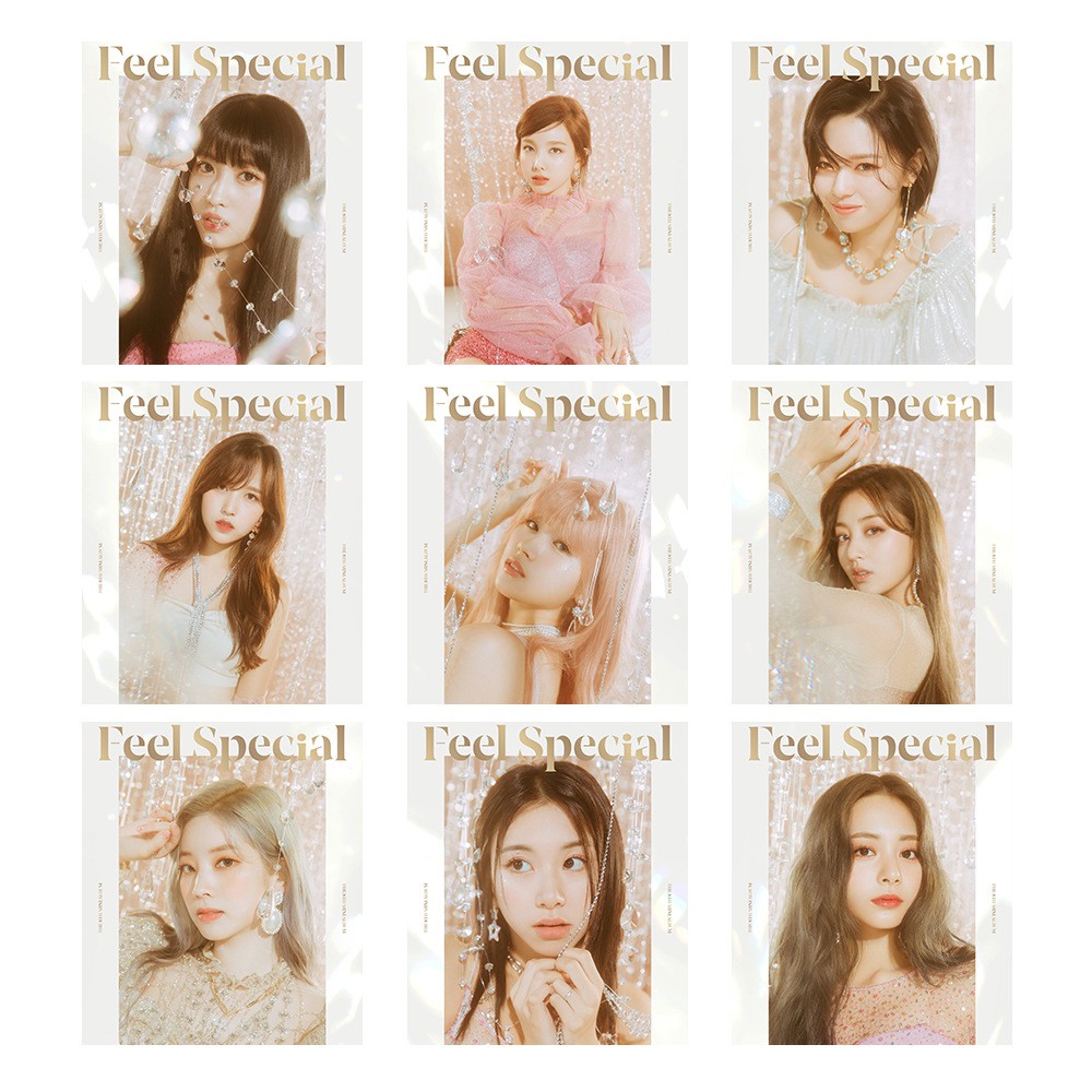 K-Pop 9pcs TWICE FEEL SPECIAL Album Lomo Card Photocard SANA TZUYU