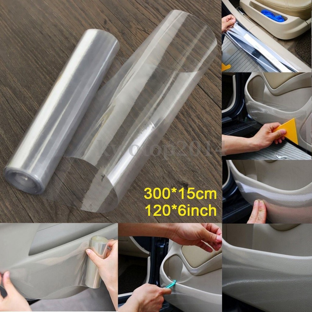 3M*15cm Clear Car Protective Film Vinyl Bra Door Edge Paint Protection 6/" x 120/"