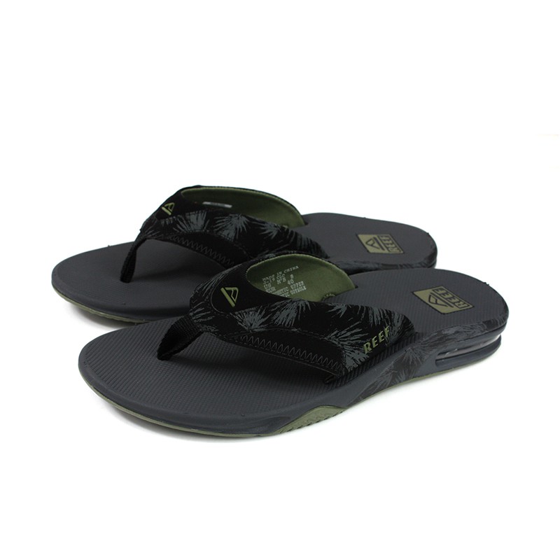 dark green flip flops