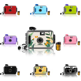 Reusable Waterproof Film Camera/Multiple Ins Point And Shoot Film Retro Camera Toy/Retro 135 Multiple Ins Film Point And Shoot Waterproof Birthday Present Lomo Camera