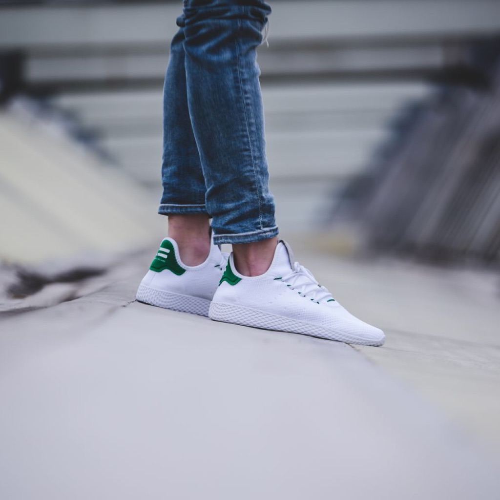 pharrell williams tennis hu green